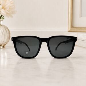 NEW Carrera Polarized Sunglasses CA 300/S/US 08AM9  Black 54-18-145 w/ Pouch